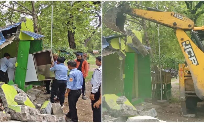 बंगाल में बुलडोजर एक्शन तेज! SAIL की जमीन पर बना TMC नेता का दफ्तर ध्वस्त