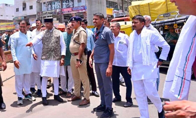 मंत्री-सारंग-ने-किया-निर्माणाधीन-10-लेन-करोंद-बायपास-प्रोजेक्ट-का-निरीक्षण