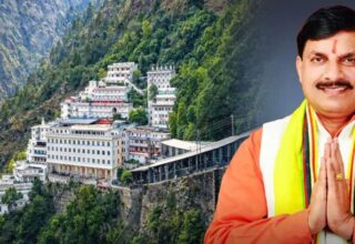 माता-वैष्णो-देवी-पहुंचे-cm-मोहन-यादव,-श्राइन-बोर्ड-के-मॉडल-से-हुए-प्रभावित;-बताई-यात्रा-की-खास-वजह