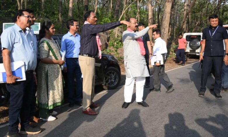 उप-मुख्यमंत्री-अरुण-साव-ने-308-करोड़-की-लागत-से-बन-रहे-केशकाल-घाट-बायपास-रुट-का-किया-निरीक्षण