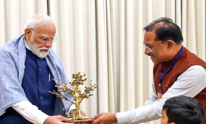 प्रधानमंत्री-नरेन्द्र-मोदी-के-नेतृत्व-के-12-वर्ष-पूर्ण-होने-पर-मुख्यमंत्री-विष्णु-देव-साय-ने-दी-बधाई-और-शुभकामनाएं