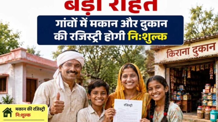 मध्य-प्रदेश-के-ग्रामीणों-को-बड़ी-राहत,-गांवों-में-मकान-और-दुकान-की-रजिस्ट्री-होगी-निःशुल्क