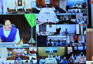 टीबी-मुक्त-भारत-अभियान-को-लेकर-केन्द्रीय-स्वास्थ्य-मंत्री-जेपी.-नड्डा-ने-राज्यों-के-स्वास्थ्य-मंत्रियों-एवं-मुख्य-सचिवों-से-की-चर्चा